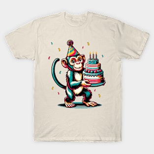 Birthday Monkey T-Shirt